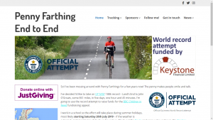 Penny Farthing End to End website
